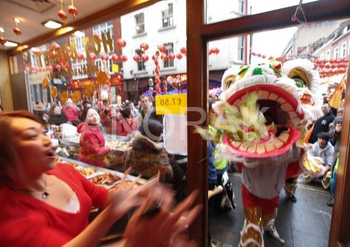 Chinatown London New Year. 8366168 Chinese New Year Gives