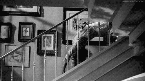 exorcist spider walk 5 frightening gifs: the Exorcist spider walk and a cat killer
