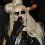 Lady Gaga at Narita international airport