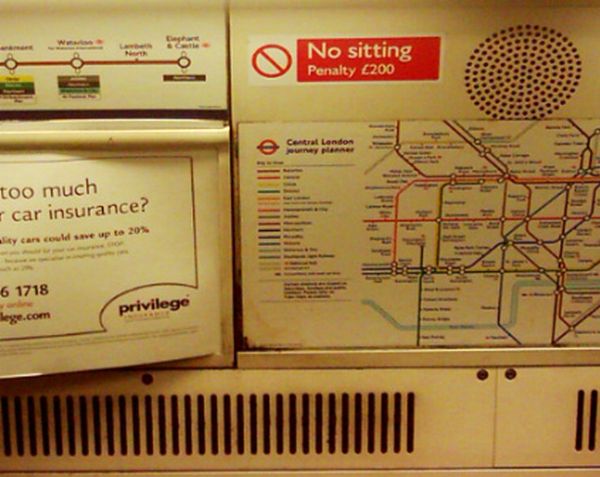 The funniest graffiti signs on the London Underground
