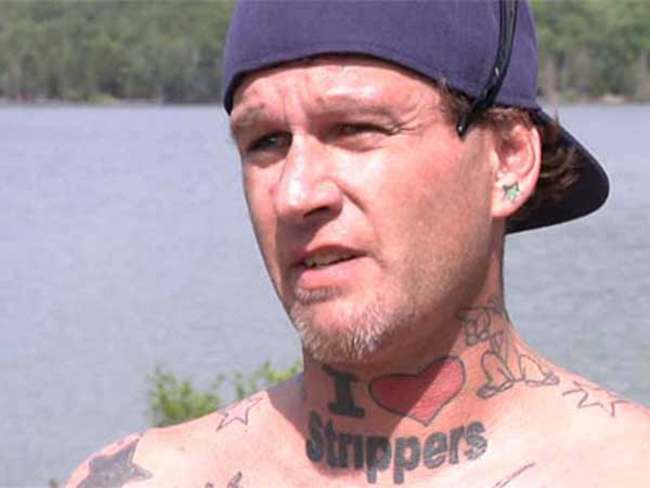 I love strippers Man says family restaurant discriminated against him because of his I love strippers and masturbation tattoos