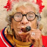 Cigar Smoking Graceiela is the Cuban with the enviable Havana (photos)
