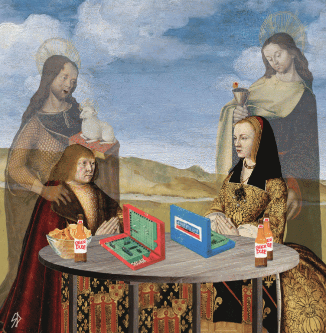 Anorak News | Bits of Renaissance paintings turned into mental Gifs