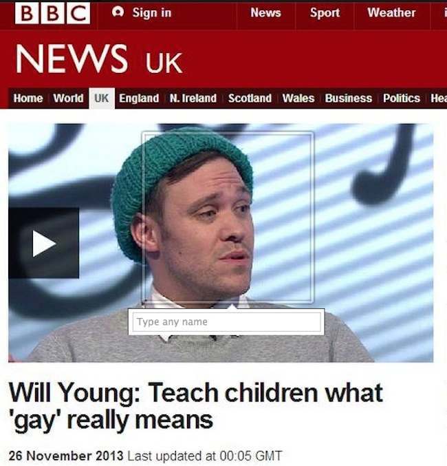 Will Young gay