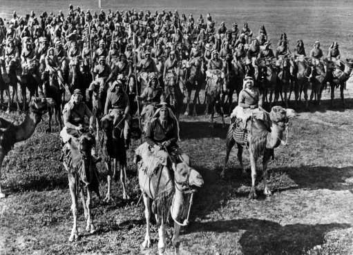 The GOC Palestine visited the famous Druse-Regiment which is recruited from Druses of the Djebel Druse and other parts of the Middle East. Some are mounted on camels, others on horses. All are keen warriors and they form a useful and picturesque addition to the Allied forces. A camel group marching past the G.O.C on March 2, 1940. They made a wonderful picture, armed to the teeth and mounted on their fine beasts. (AP Photo)