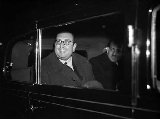 Some of the Arab delegates to attend the forthcoming Palestine conference in London arrived at Waterloo. Prince Abdul Monheim, smiling as he drove away from Waterloo on his arrival in London on Jan. 26, 1939