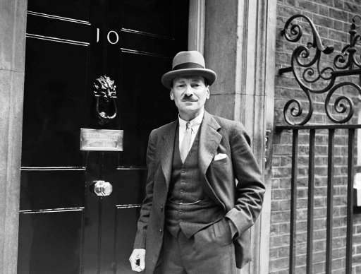 Following Chancellor Adolf Hitler’s long awaited address at the Nuremberg Nazi Congress closing session on September 12, in which he said he would not tolerate a new Palestine in Europe, demanded autonomy for the Sudeten Germans, referred to Gigantic Fortifications on the German western frontier, were followed on September 13 in London, England, with discussions at number 10 Downing Street between Premier Neville Chamberlain and ministers of his Majesty’s government. One of the visitors was leader of the opposition Mr. C.R. Attlee. Leader of the opposition Mr. C.R. Attlee arriving at No. 10 Downing Street, London, England on Sept. 13, 1938. Neville Chamberlain latest developments in the Czech situation