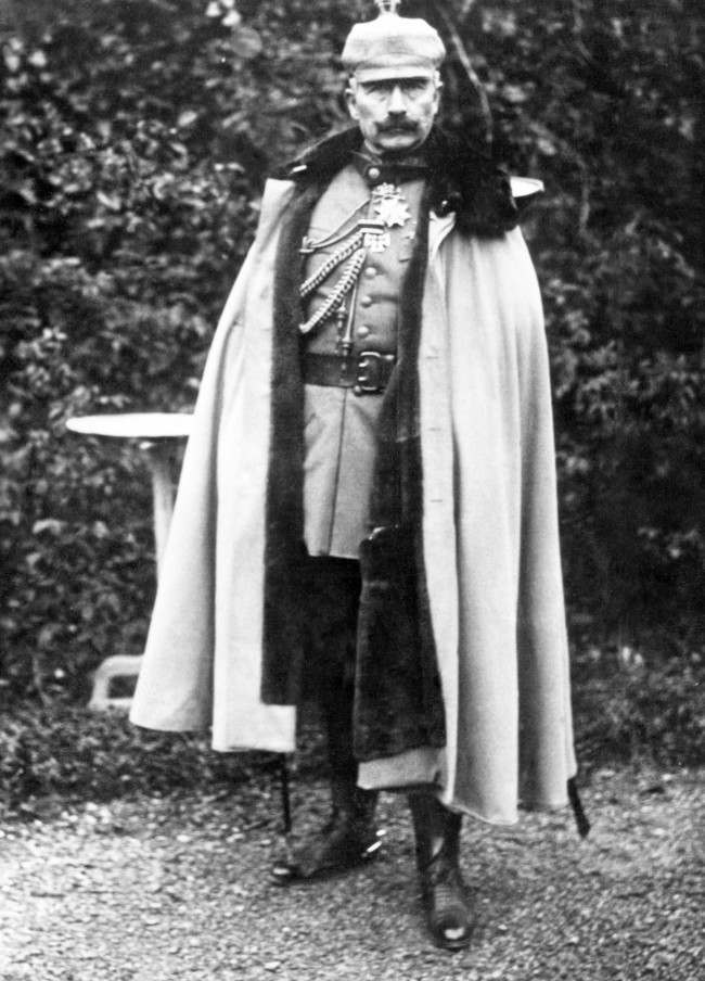Kaiser Wilhelm II of Germany in full length pose.