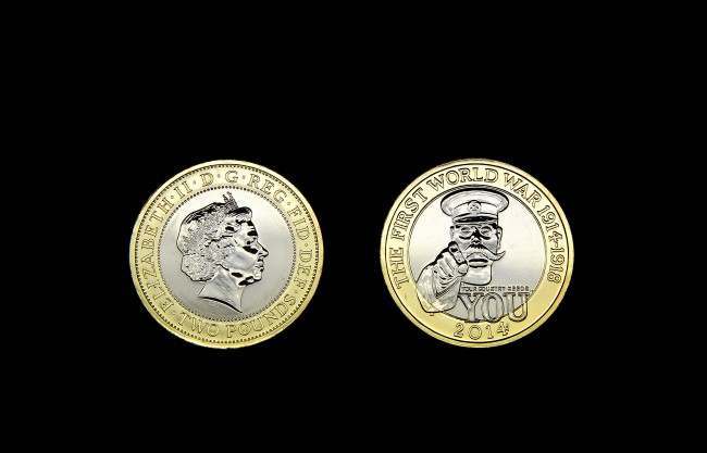 A new £2 coin featuring Lord Kitchener 