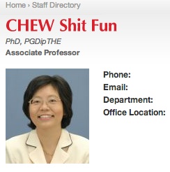 chew shit fun Funny Names Watch: Professor Chew Shit Fun