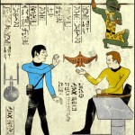 Hero-glyphics: Josh Lane’s Spock And Comic Book Marvels Walk Like Egyptians