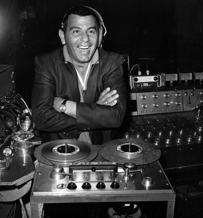 Ross Bagdasarian, an actor, songwrither and creator of Alvin and The Chipmunks, also known as his "chipmunk" alter ego David Seville, listens to the playback from a tape recorder at Liberty Records in this March 30, 1959 file photo taken in Los Angeles. Almost 50 years later, the Chipmunks, Alvin and his brothers Simon and Theodore, are still singing, voiced now by Bagdasarian's son and his son's wife, Janice Karman. 