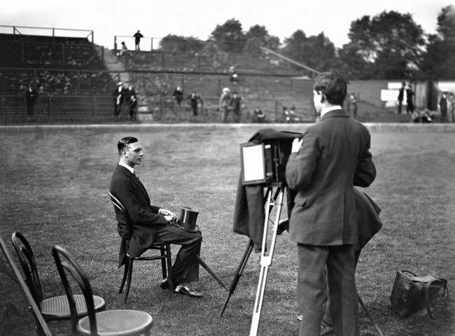 British Royal Family - Prince Albert - 1920 Prince Albert attends the Civil Service Annual Athletic Sports at Stamford Bridge. The Prince poses for his photograph on the athletics field at Stamford Bridge. archive-paL1315 Date: 19/06/1920