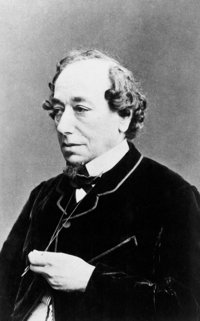 Benjamin Disraeli (1804-1881), 1st Earl of Beaconsfield. British Conservative politician and novelist. Elected to Parliament in 1837.