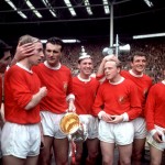 Manchester United 1963: Tony Dunne, Bobby Charlton, Noel Cantwell, Pat Crerand, Albert Quixall, David Herd And The FA Cup Hat
