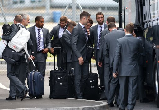Soccer - World Cup 2014 - England Departure - Luton Airport