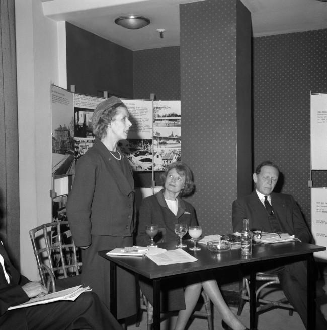 Sue Ryder, of the Sue Ryder Forgotten Allies Trust, addressing a press conference in London during which she launched an appeal for £250,000 for expansion of the work of the Trust. Ref #: PA.9342328  Date: 10/11/1965