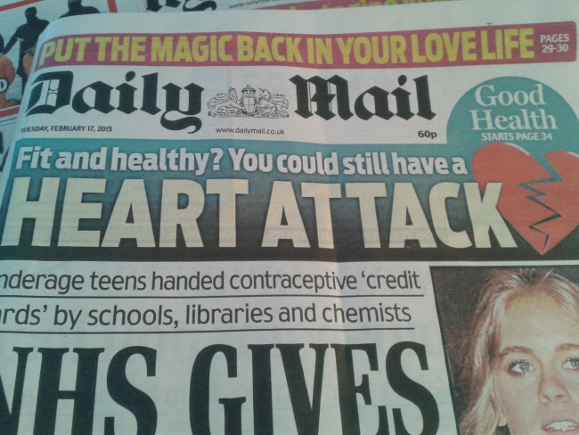 DAily Mail scare