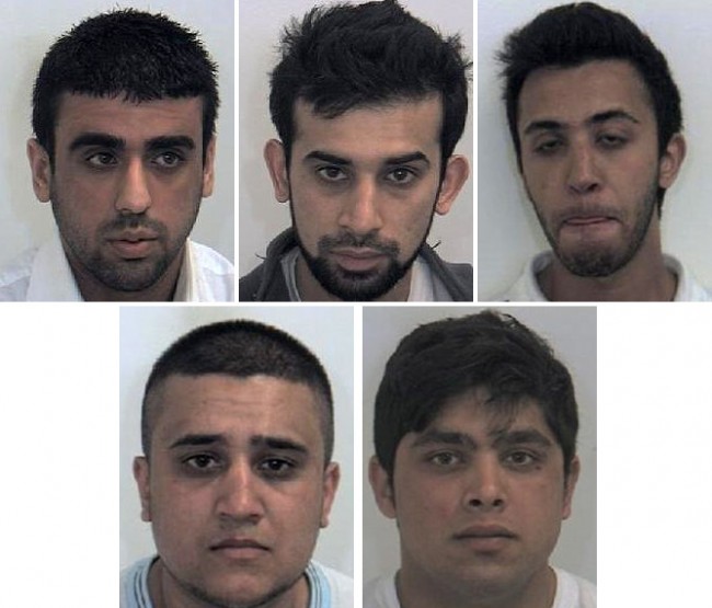 (Clockwise from top left) Mohsin Khan, 21, Razwan Razaq, 30, Adil Hussain, 20, Zafran Ramzan, 21, and Umar Razaq, 24, from Rotherham were jailed for sexual ... Related images: View more View more Images may be subject to copyright.Send feedback BBC News - Rotherham child abuse: The background to the scandal www.bbc.co.uk464 × 261Search by image Five men were convicted for sexual offences against girls in 2010 Images may be subject to copyright.Send feedback