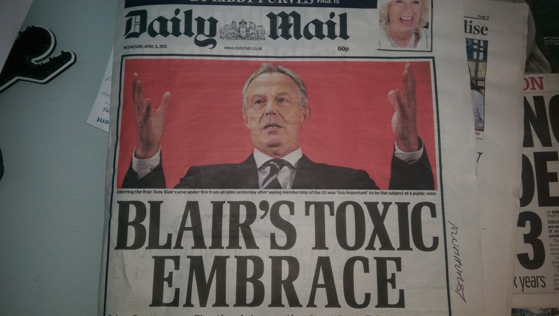 Tony Blair DAily Mail