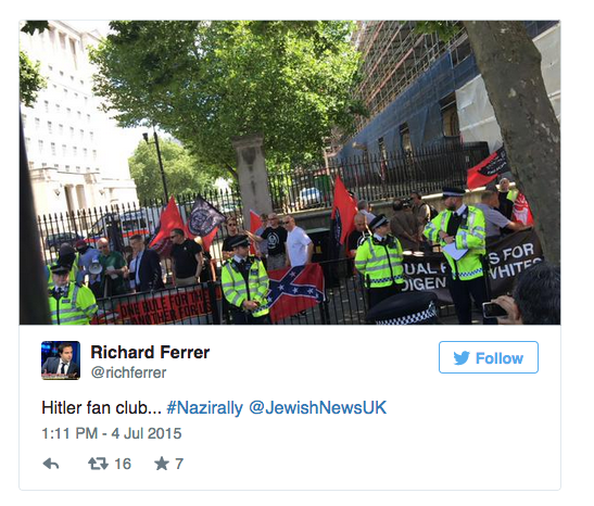 anti jew rally london