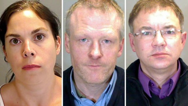 Marie Black, Michael Rogers and Jason Adams preyed on children aged under 13