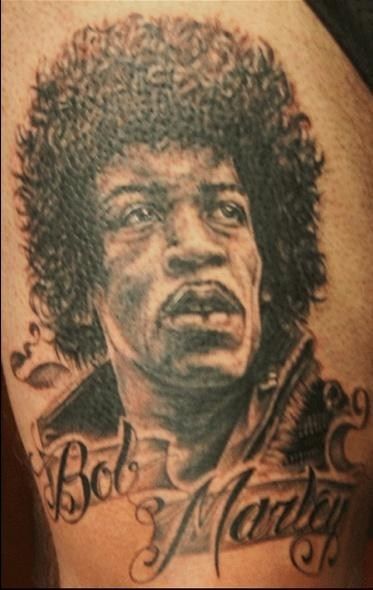bob marley bad tattoo