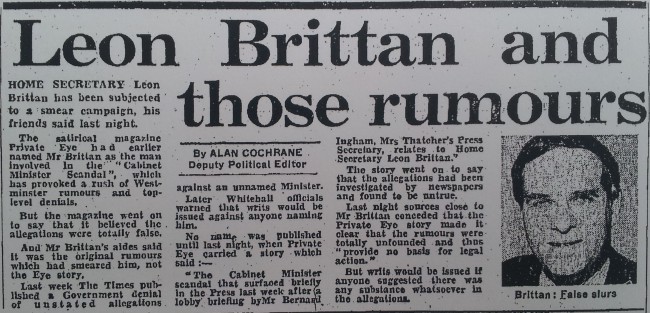 Daily Express, 27th June 1984