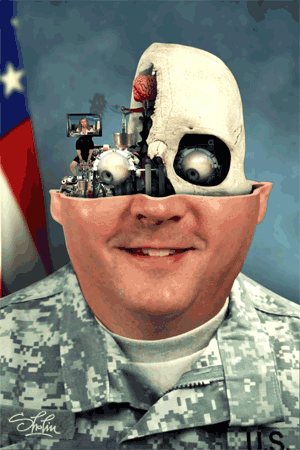 Anorak News | Artist makes animated GIF and surreal mechanical heads