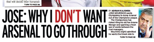 Arsenal daily mirror