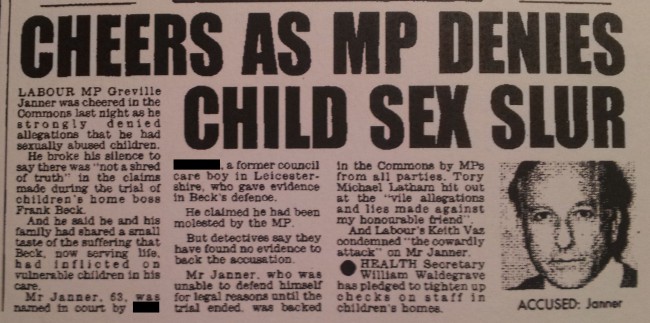 Daily Mirror, 3rd December 1991