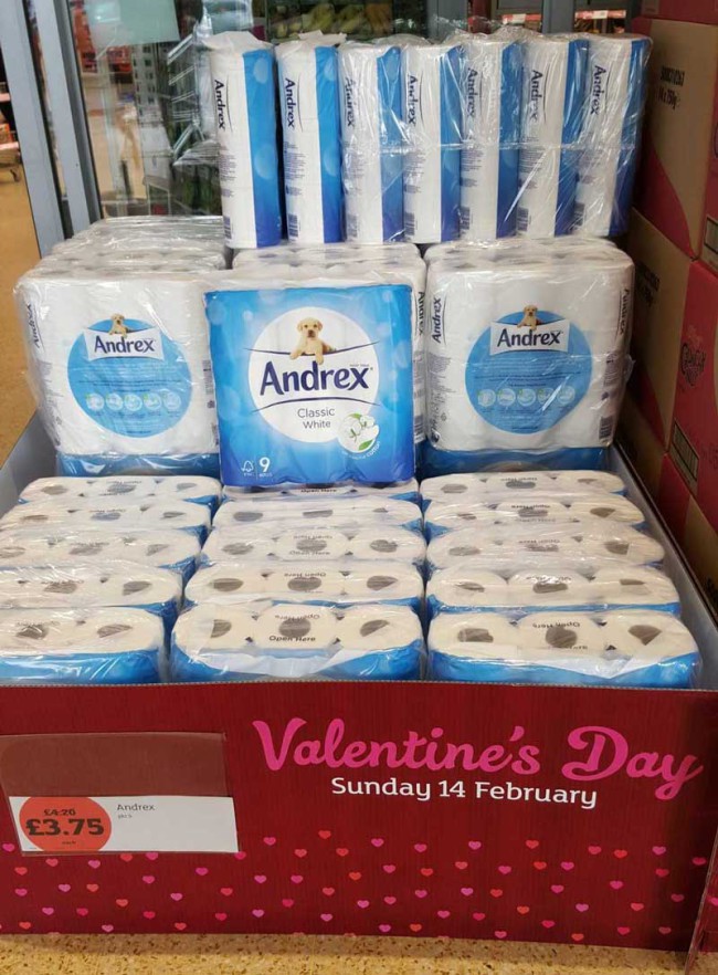 Sainsbury's St Valentines day