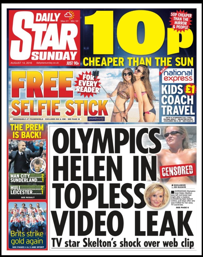 Helen skelton topless