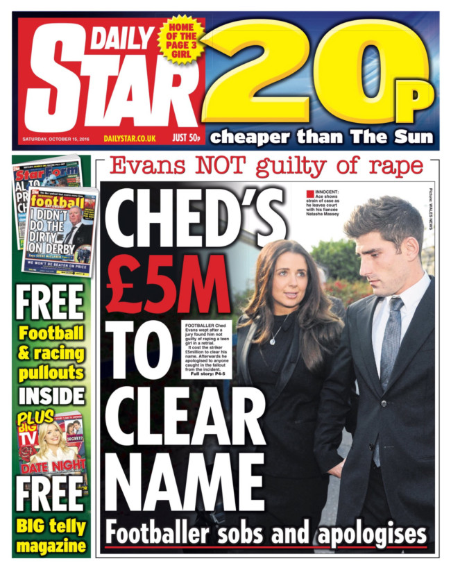 Ched Evans sobs