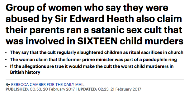ted heath satanic abuse