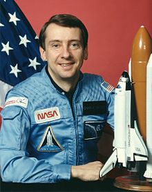 Charles David "Charlie" Walker (born August 29, 1948) is an American engineer who flew on three Space Shuttle missions in 1984 and 1985 as a Payload Specialist for the McDonnell Douglas Corporation.[1] He is the first non-government individual to fly in space.