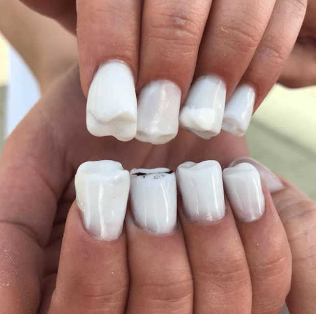 teeth nails 