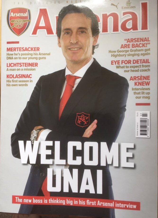 Arsenal magazine fail