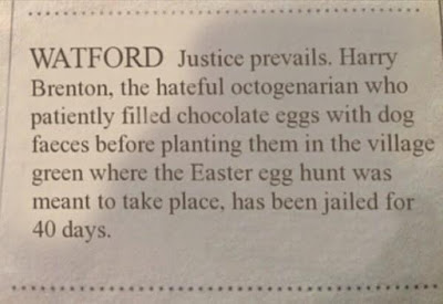 Watford easter eggs shit