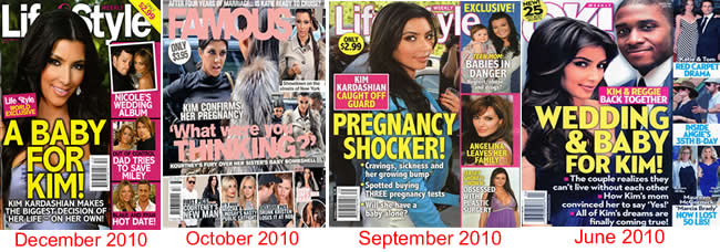 kim kardashian pregnant Kim Kardashian Was Pregnant Four Times In 2010