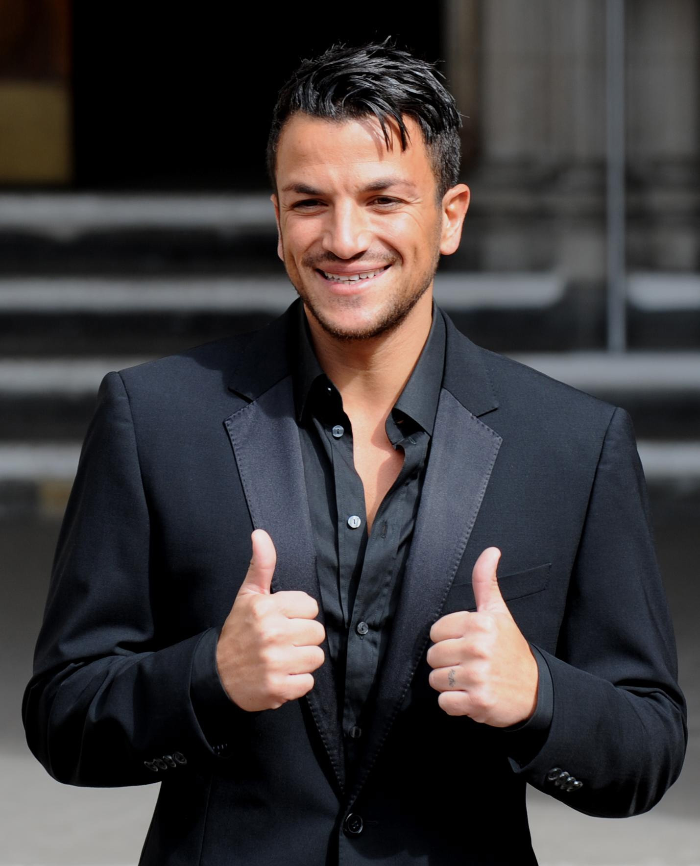 Next ►. Picture 1 of 7. Peter Andre leaves after making a statement regardi...