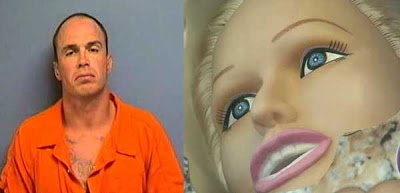 Inflatable doll dies in police chase.