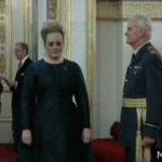 Adele Gets Her MBE In Highly Amusing Gifs