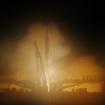 The Soyuz-FG Rocket Booster With Soyuz TMA-12M Space Ship  Blasts Off From The Baikonur Cosmodrome