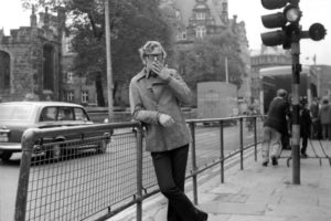 Michael Caine on Westgate Street, Newcastle upon Tyne