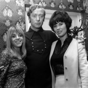 Petra Markham, Michael Caine and Dorothy White on the set of Get Carter