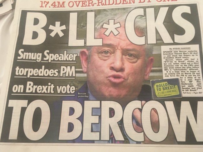 John Bercow Brexit