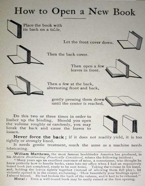how to open a book
