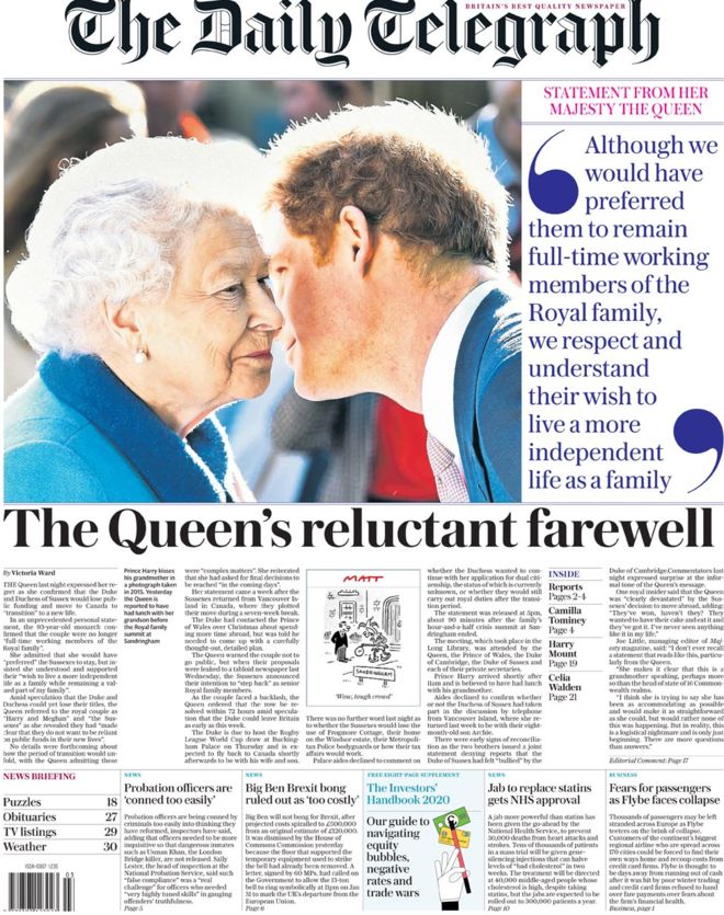 harry meghan front -pages