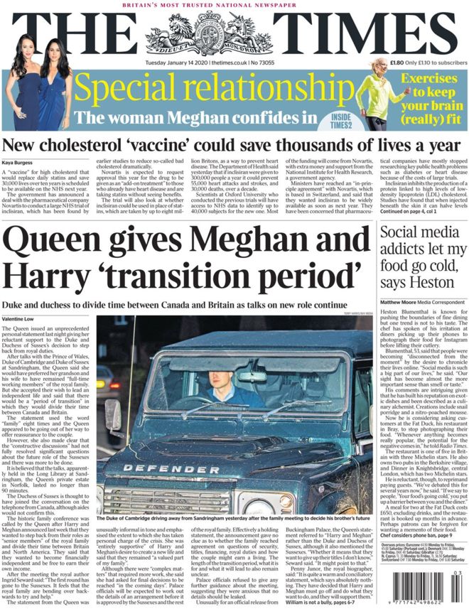 harry meghan front -pages f